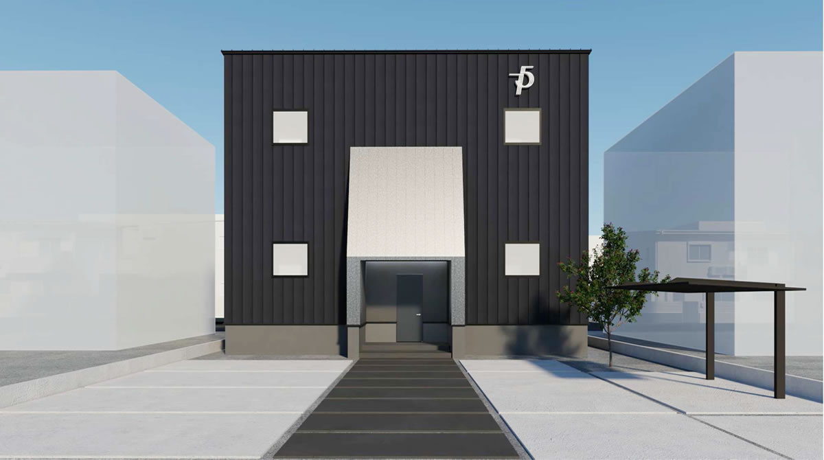 S-beak greige 木造2階建て6世帯